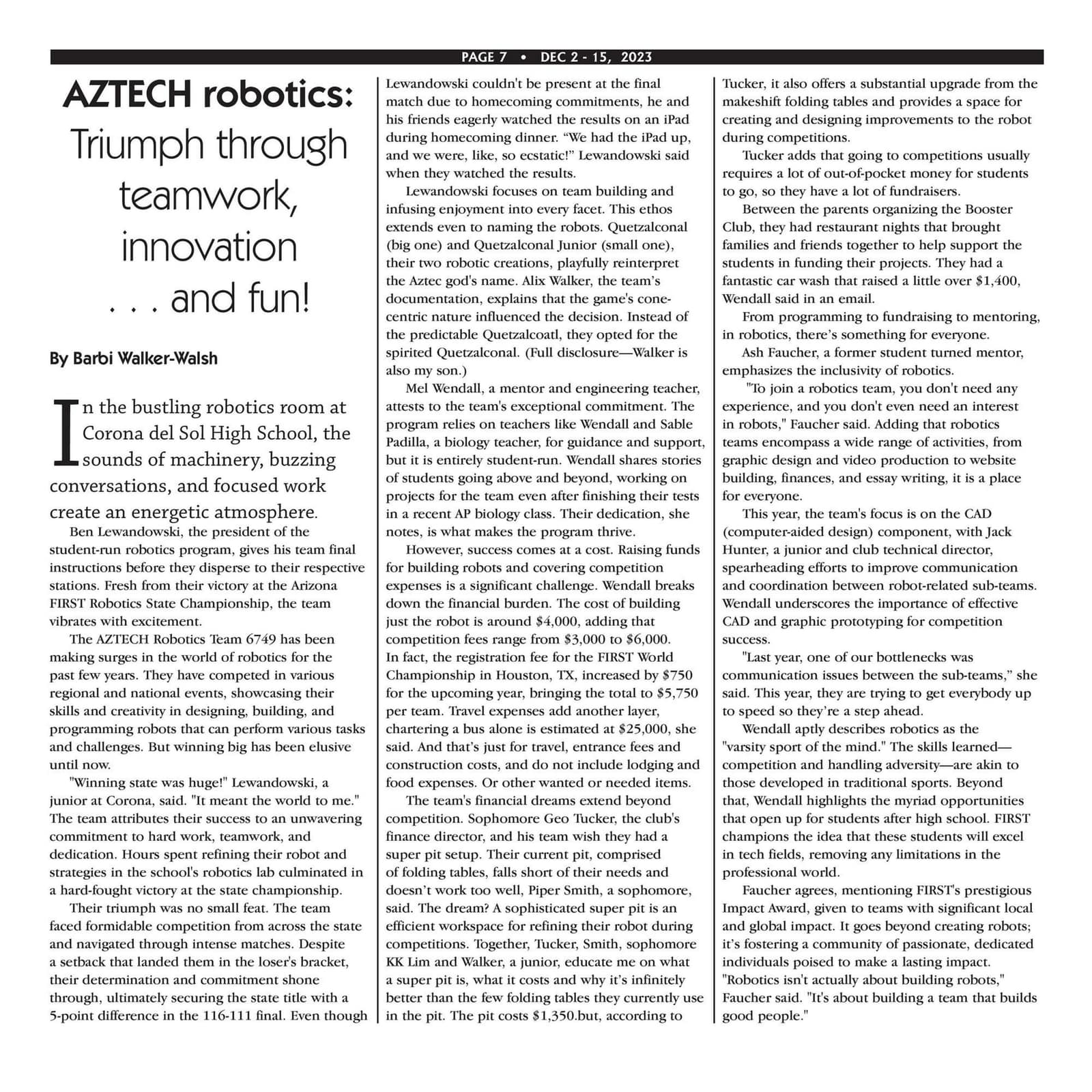 The article as it ran in print